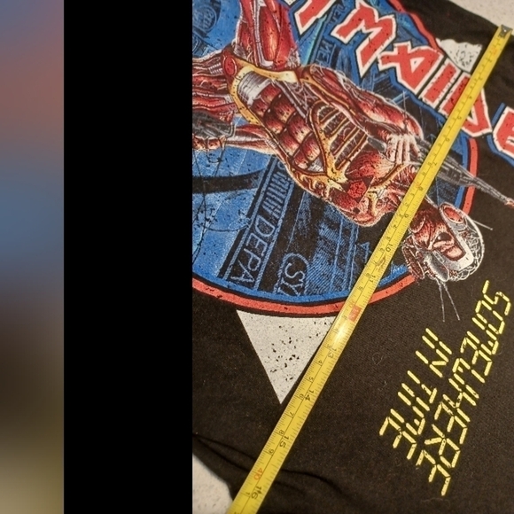 iron Maiden Somewhere in Time Band Tshirt - Picture 4 of 5